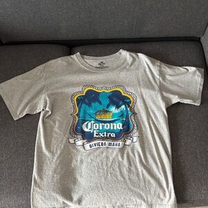 Corona Extra Riviera Maya Gray Tee
